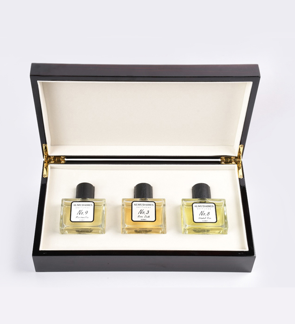 3 PERFUME  BOX BROWN